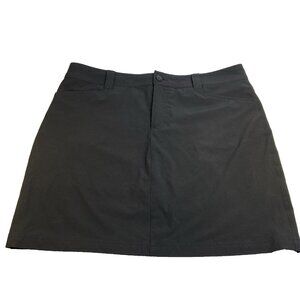 Eddie Bauer Skort Sz12 Black Adventure 2.0 Performance Stretch Golf Pickleball